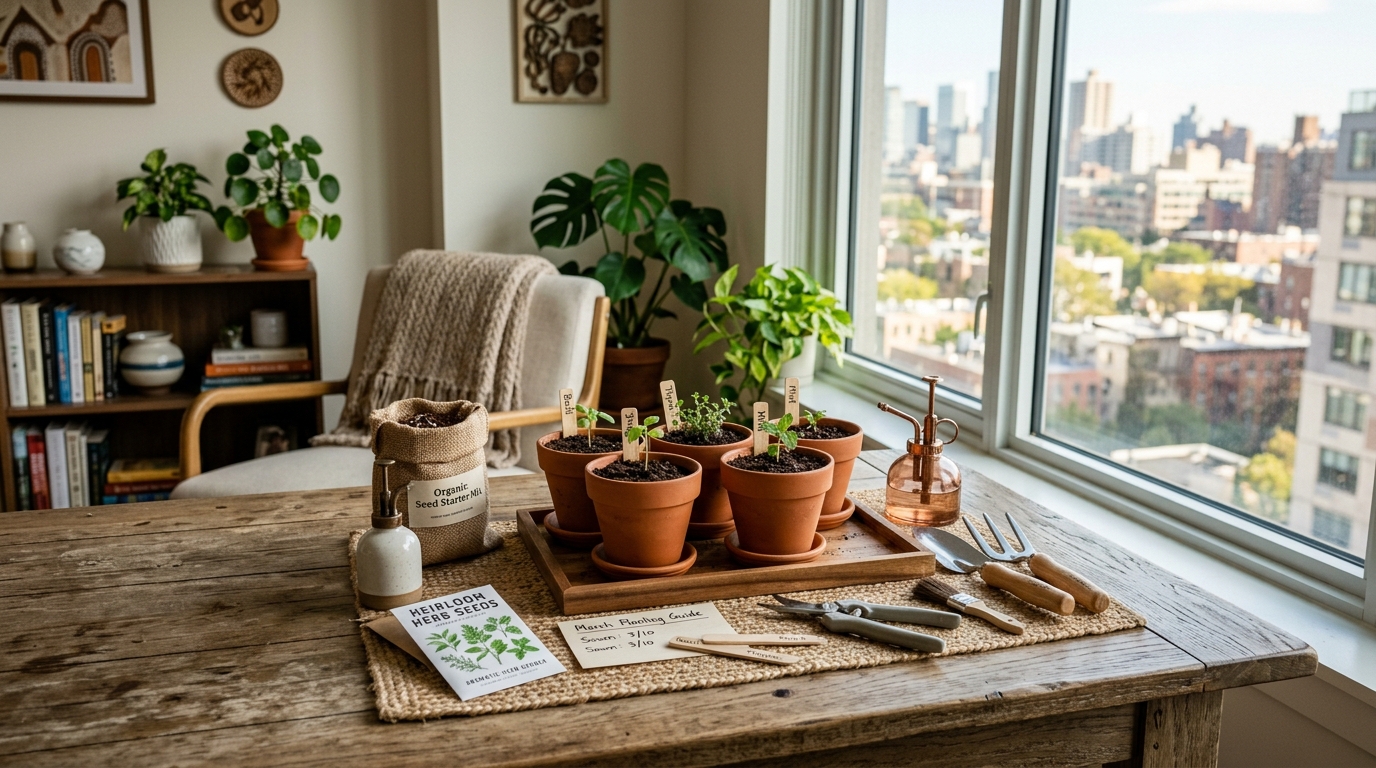 Indoor garden setup guide for beginners